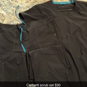 Carhartt scrub set large top and bottom